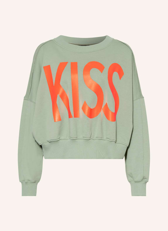miss goodlife Sweatshirt MINT / NEON ORANGE
