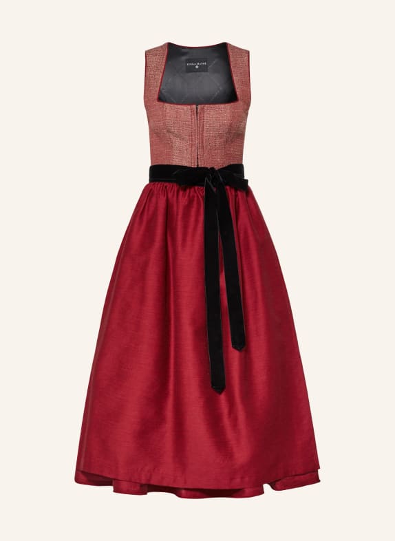 KINGA MATHE Dirndl FASANO ROT / HELLGRAU
