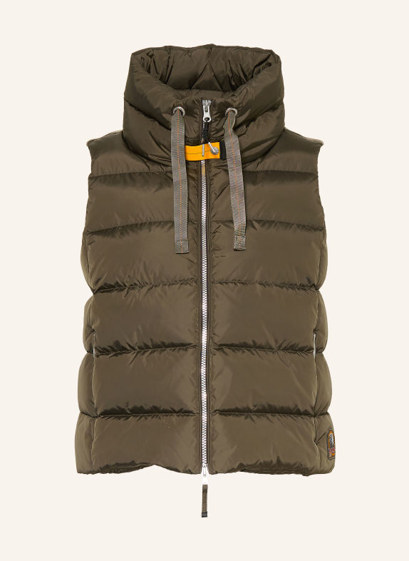 PARAJUMPERS Kamizelka puchowa NOLENE KHAKI