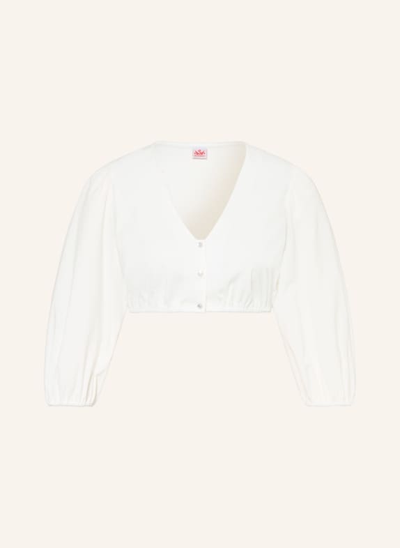Spieth & Wensky Dirndlbluse KADETT mit 3/4-Arm WEISS