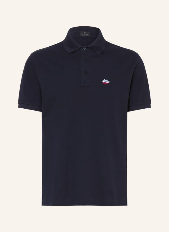 ETRO Piqué polo shirt DARK BLUE