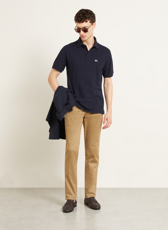 ETRO Piqué-poloshirt DONKERBLAUW