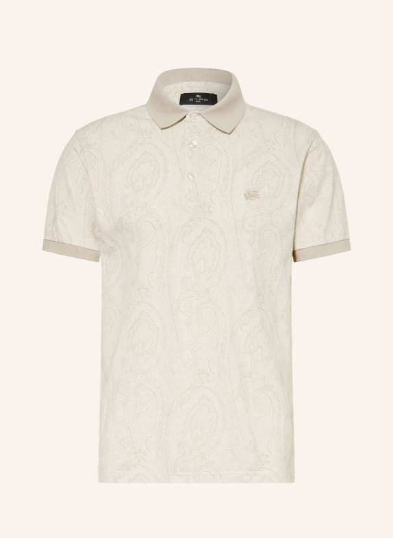 ETRO Piqué-poloskjorte BEIGE / CREME