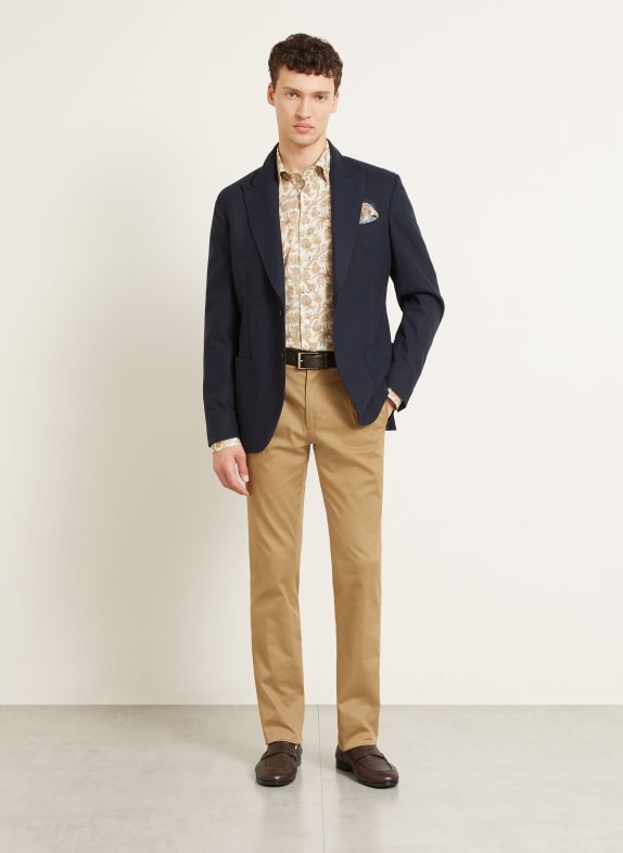 ETRO Overhemd Comfort Fit LICHTBRUIN / BEIGE