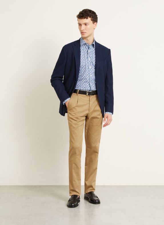 ETRO Overhemd Comfort Fit WIT / LICHTBLAUW / DONKERBLAUW
