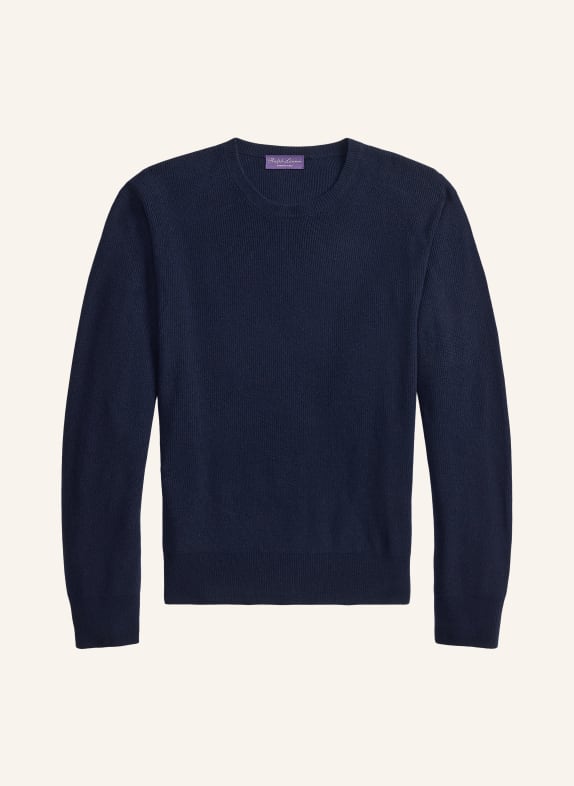 RALPH LAUREN PURPLE LABEL Cashmere-Pullover DUNKELBLAU