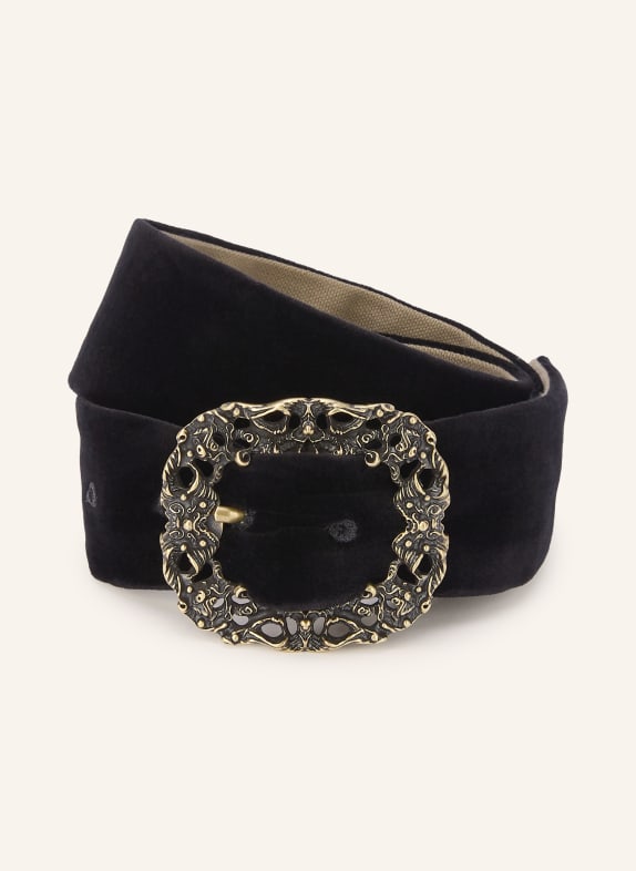 Gottseidank GUSTI Velvet Belt BLACK / GOLD