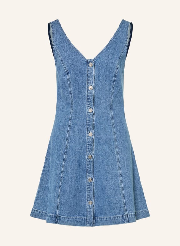 GOOD AMERICAN Jeanskleid FLOUNCY BLAU