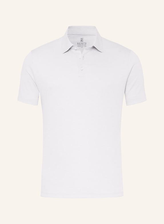 DESOTO Polo piqué BLANC