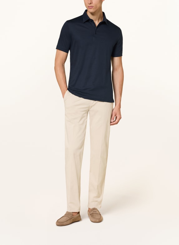DESOTO Piqué-poloshirt DONKERBLAUW