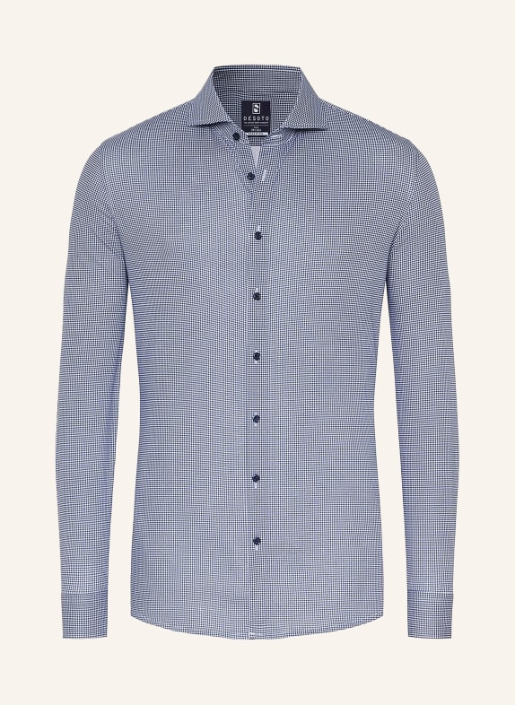 DESOTO Slim-Fit Jersey Shirt WHITE / BLUE