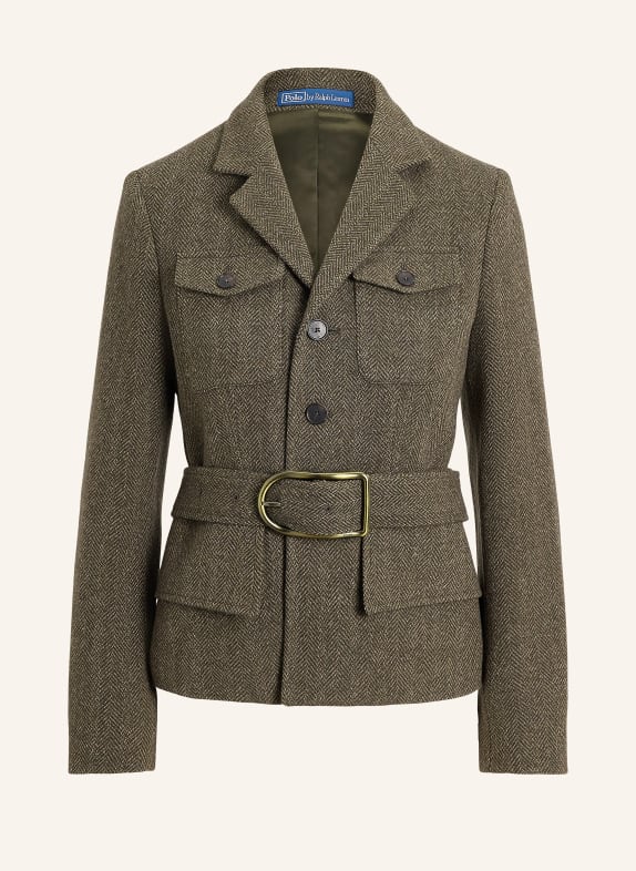 POLO RALPH LAUREN Blazer OLIV / BEIGE / DUNKELGRÜN