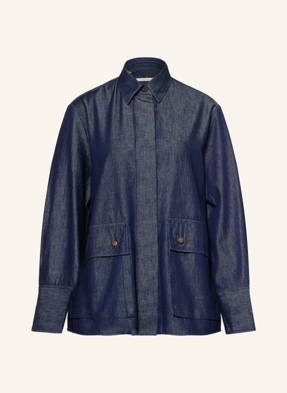 lilienfels Hemdbluse in Jeansoptik DUNKELBLAU