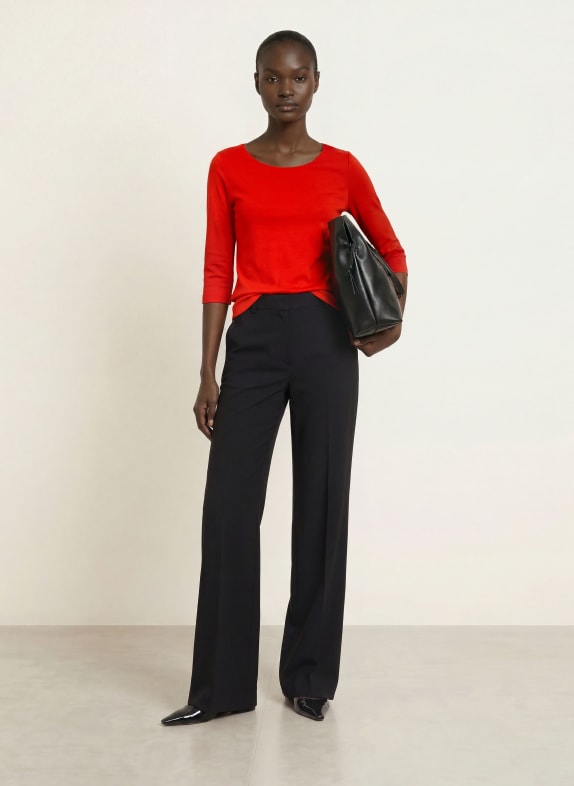 lilienfels Shirt met 3/4-mouwen ROOD