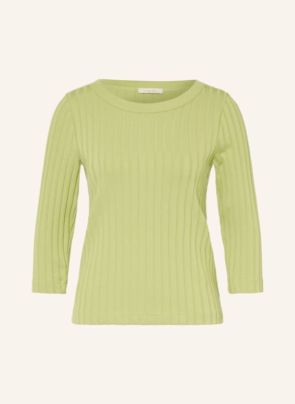 lilienfels Shirt with 3/4 sleeves LIGHT GREEN