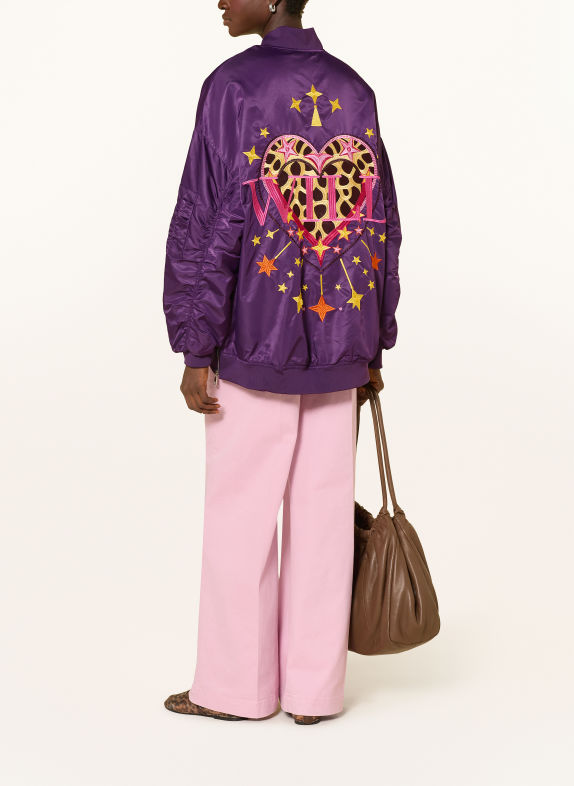 miss goodlife Blouson PAARS / GOUD / ROZE