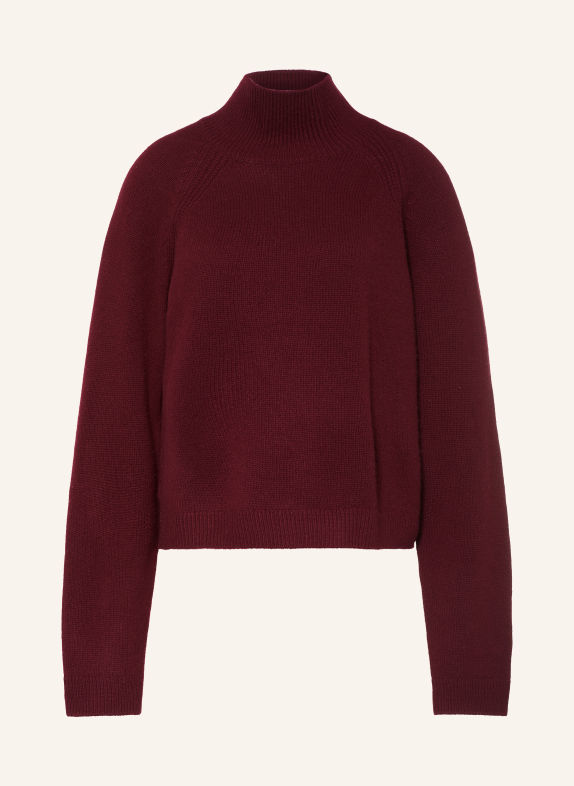 LADNERI Pullover SERENA mit Cashmere DUNKELROT
