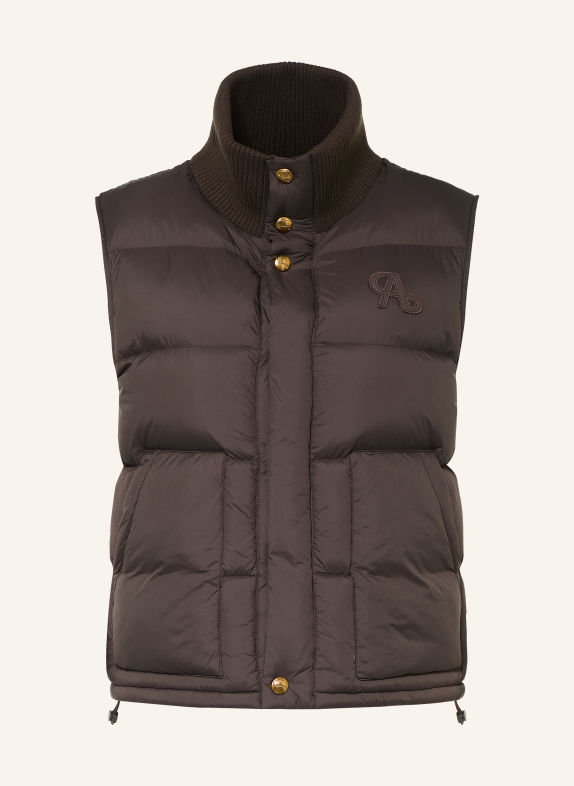 LADNERI Lightweight-Daunenweste AURAY DUNKELBRAUN