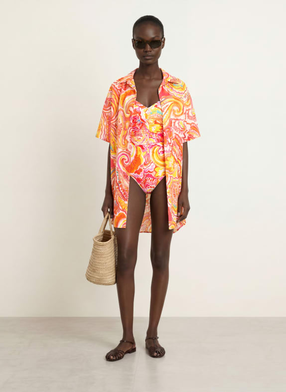 Charmline Corrigerend badpak SUMMER INFUSION ROOD / ORANJE / GEEL