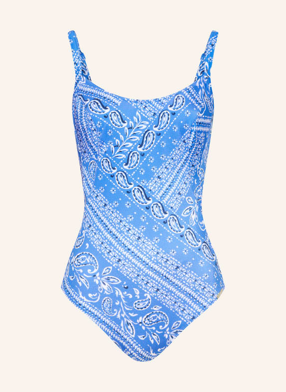 Lidea Badeanzug BANDANA BLAU / DUNKELBLAU / WEISS