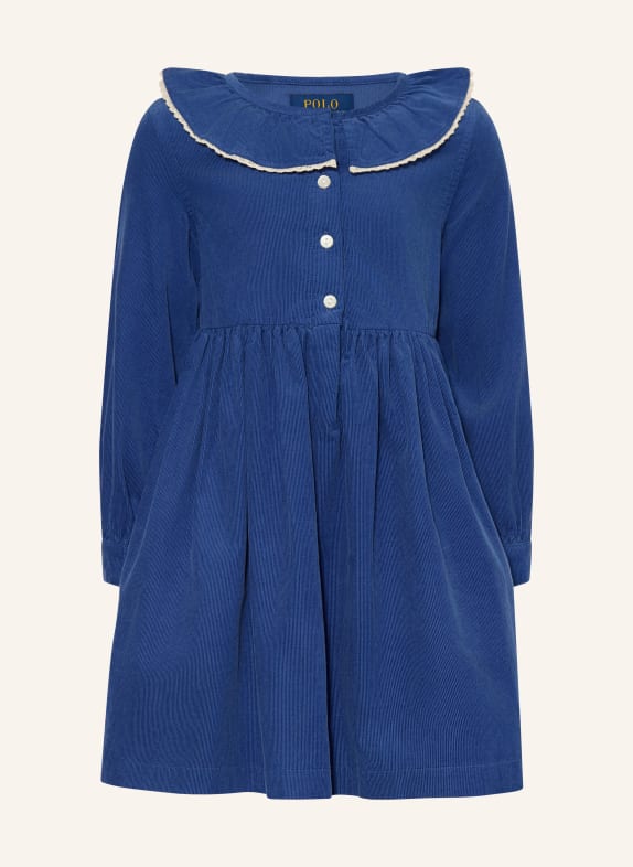 POLO RALPH LAUREN Corduroyjurk BLAUW