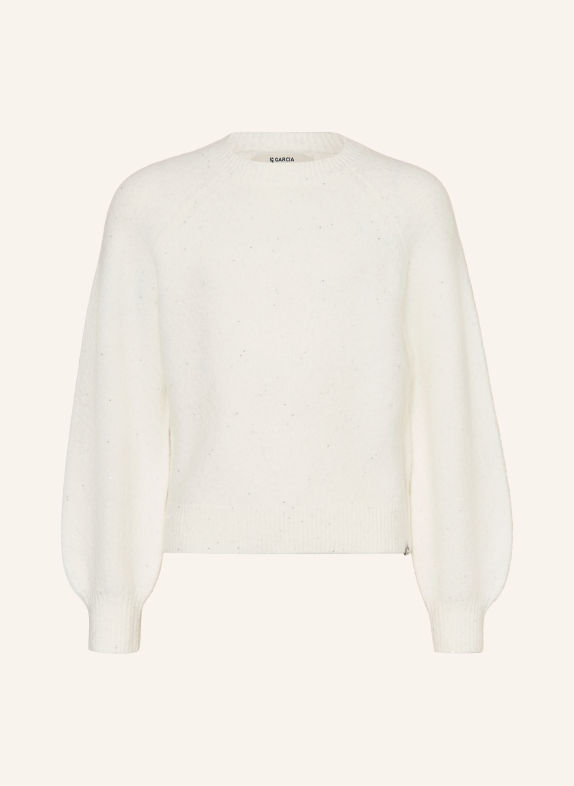 GARCIA Pullover mit Pailletten CREME