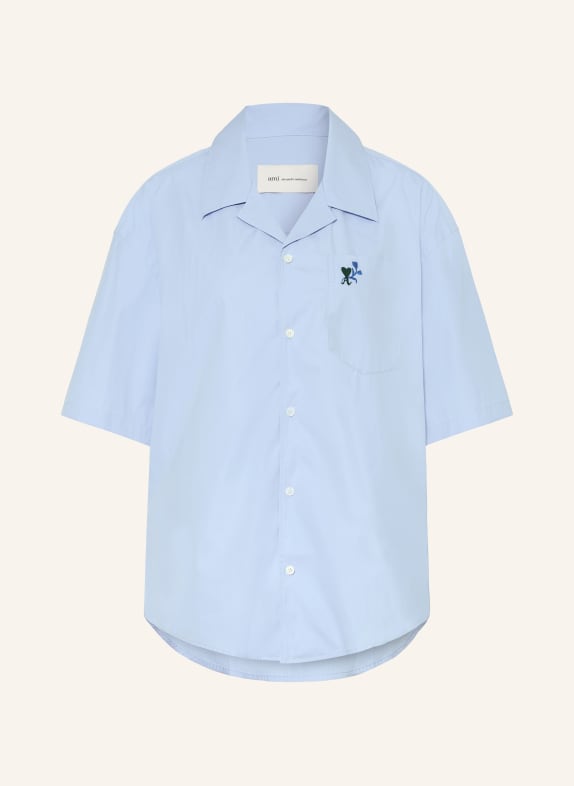 AMI PARIS Blouse LIGHT BLUE / DARK GREEN / DARK BLUE