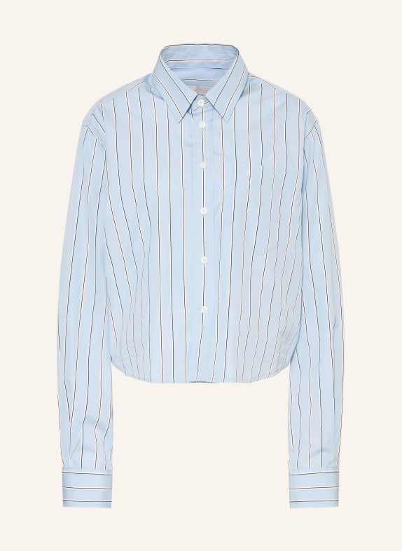 AMI PARIS Shirt blouse LIGHT BLUE / WHITE / BLACK