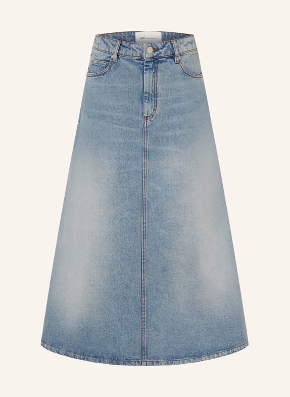 AMI PARIS Jupe en jean BLEU CLAIR