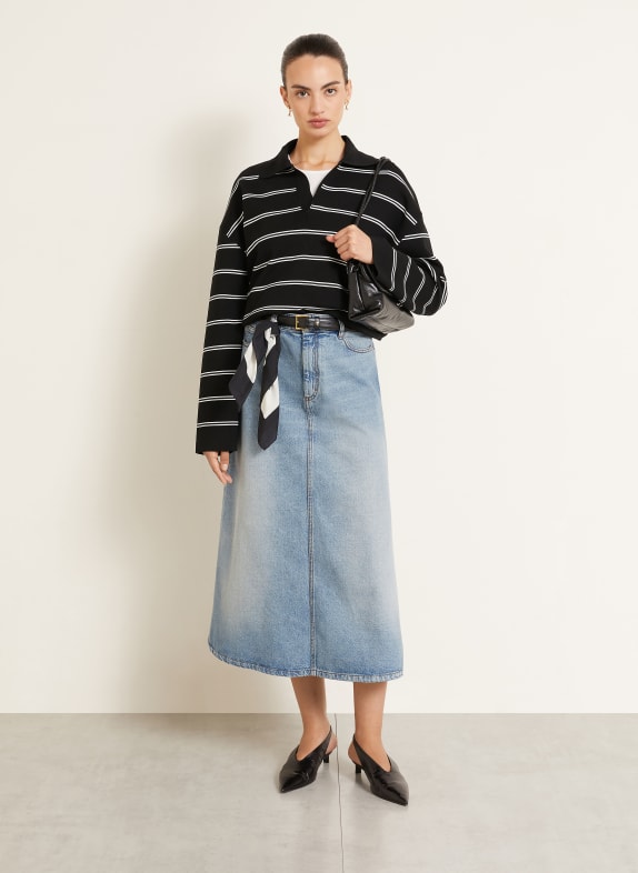 AMI PARIS Jeansrok LICHTBLAUW