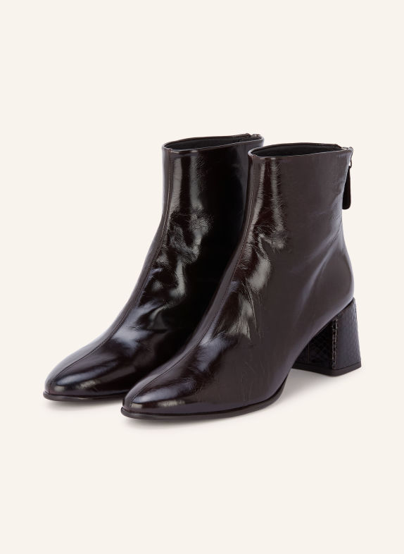 ZINDA Bottines ORTISEY MARRON FONCÉ