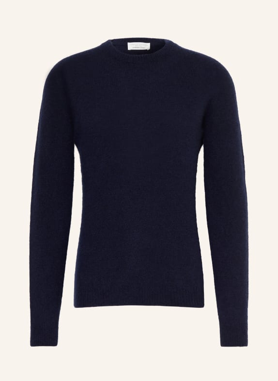 roberto collina Pull en cachemire BLEU FONCÉ