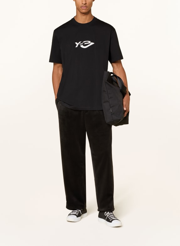 Y-3 T-shirt LIQUID LOGO SORT / SØLV
