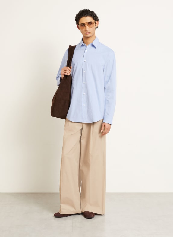 DRIES VAN NOTEN Skjorte CAPER Comfort Fit LYSEBLÅ
