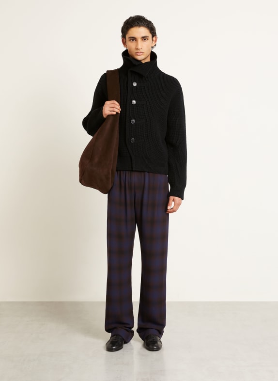 DRIES VAN NOTEN Vest MARINO ZWART