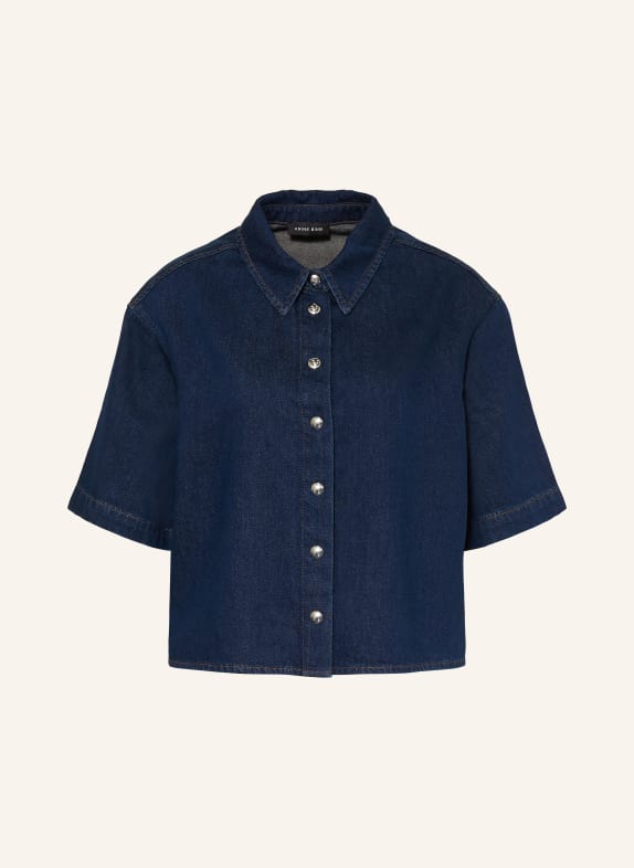 ANINE BING Chemise en jean LINCOLN BLEU FONCÉ