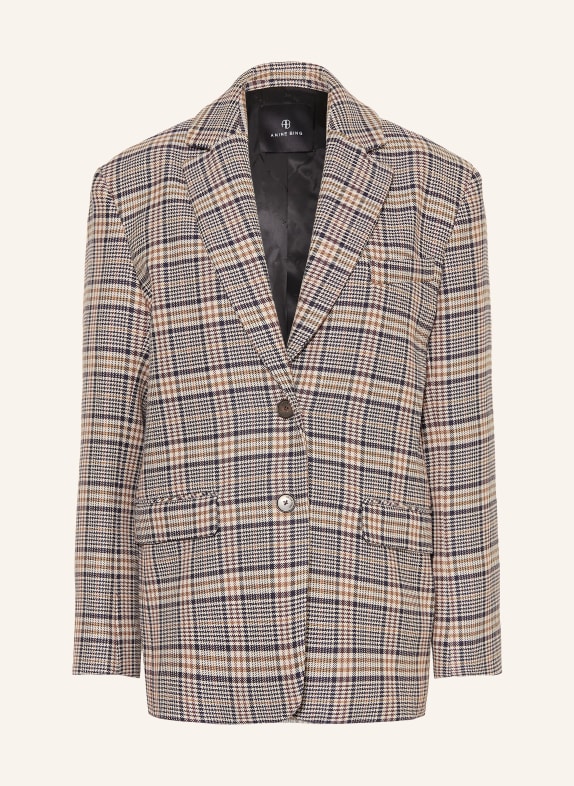 ANINE BING Blazer QUINN CHAMEAU / MARRON / BLEU FONCÉ