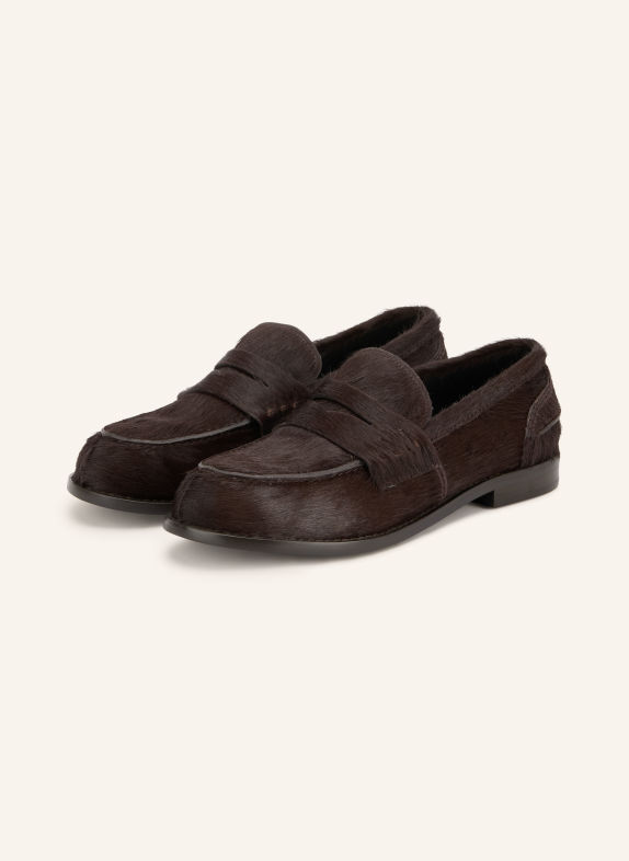 jeffrey campbell Pennyloafer BOOKS MARRON FONCÉ