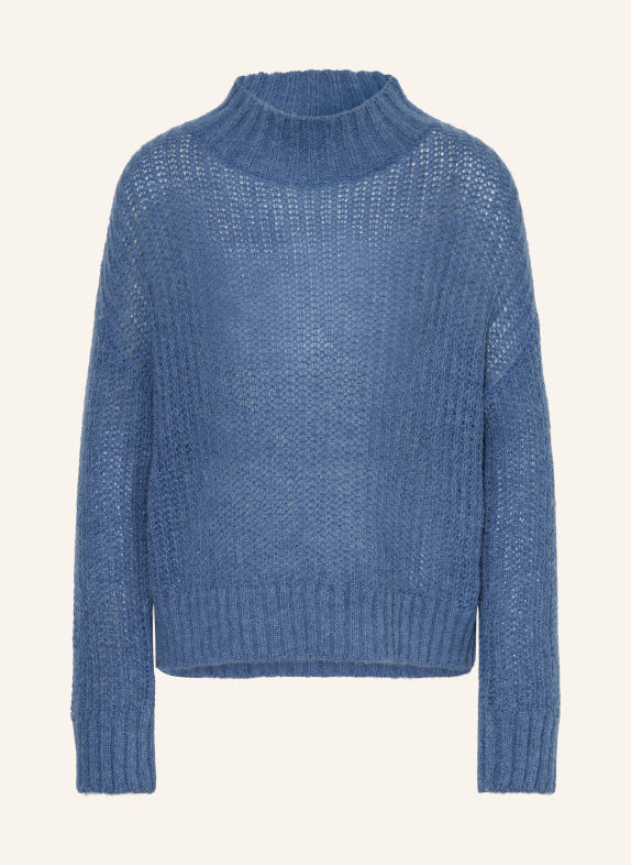 lilienfels Pullover mit Alpaka BLAUGRAU