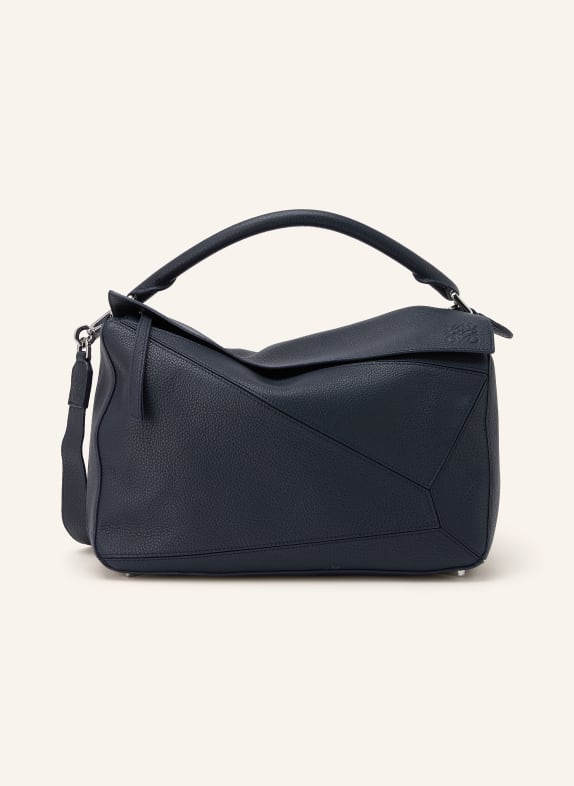 LOEWE Schultertasche PUZZLE LARGE DUNKELBLAU