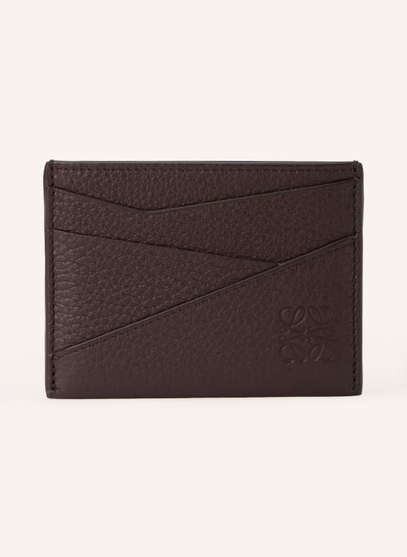 LOEWE Kaarthouder PUZZLE EDGE MARRON FONCÉ