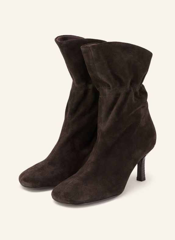 INUOVO Ankle boots DARK BROWN