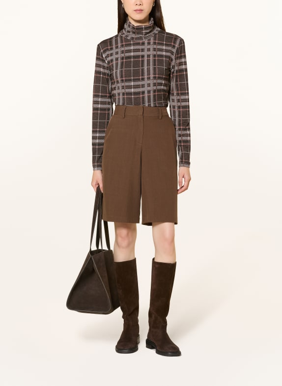 darling harbour Colshirt BROWN CHECK