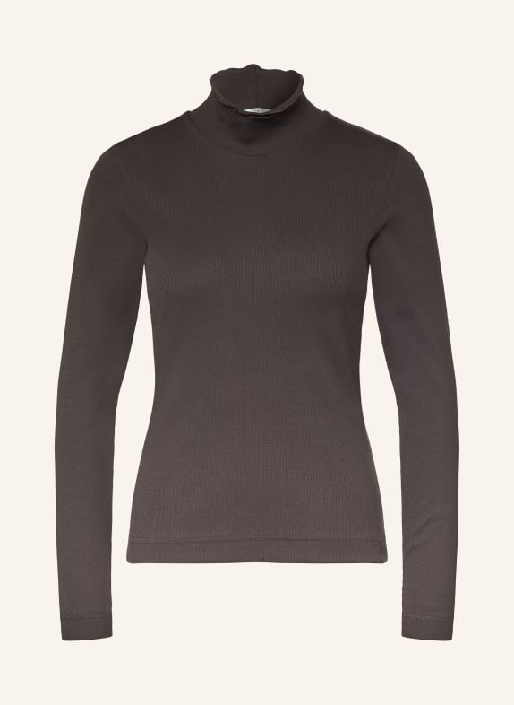 ZAÍDA Long-sleeve shirt DARK BROWN