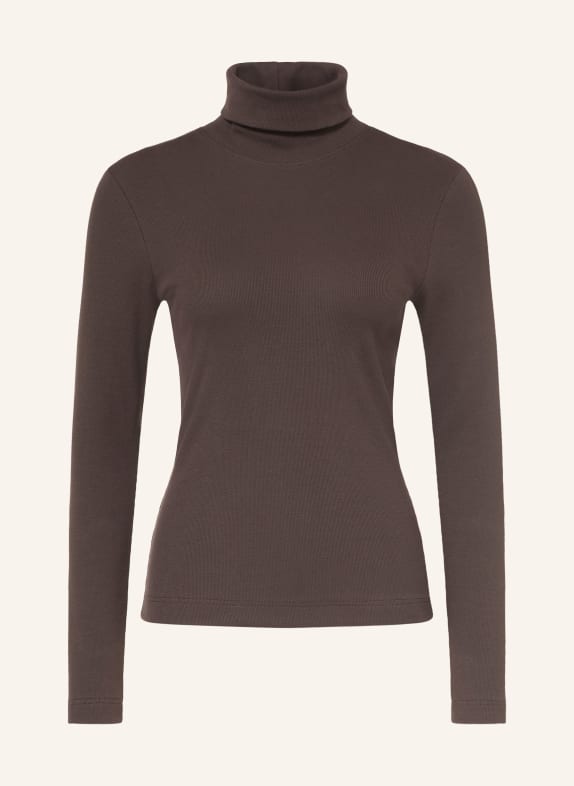 ZAÍDA Colshirt MARRON FONCÉ