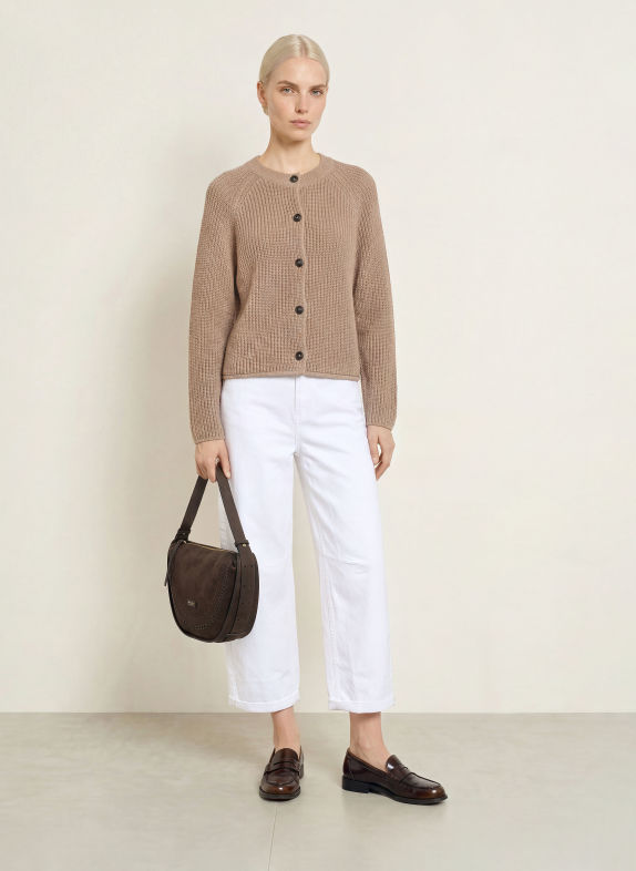 Marc O'Polo Cardigan LIGHT BROWN