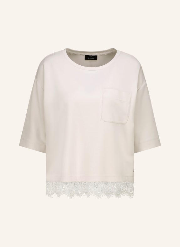 monari T-Shirt mit Spitze CREME