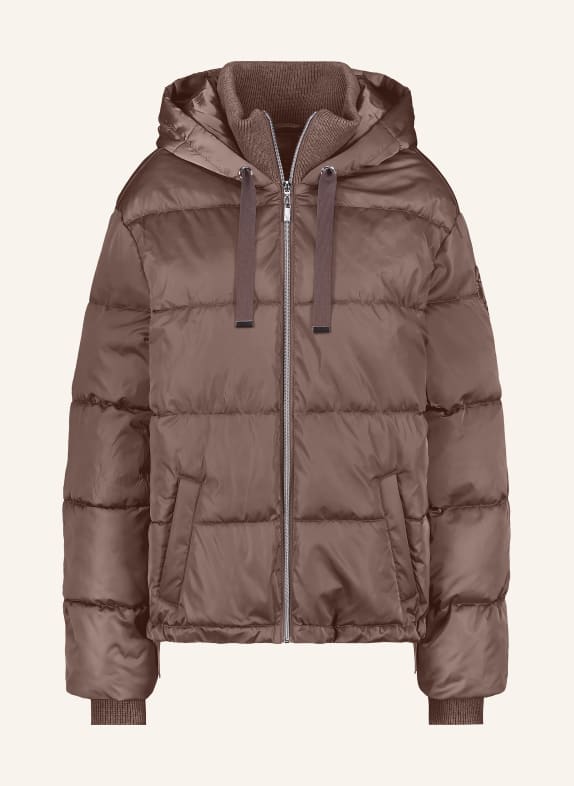monari Steppjacke mit Schmucksteinen TAUPE