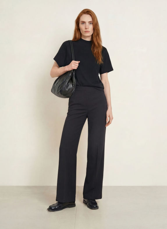Marc O'Polo Pantaloni Marlene din jersey NEGRU