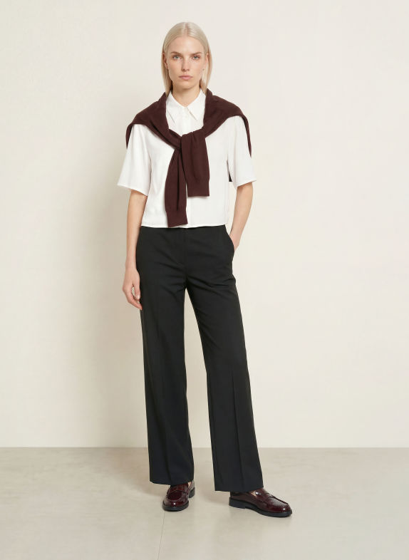 Marc O'Polo Marlenehose SCHWARZ